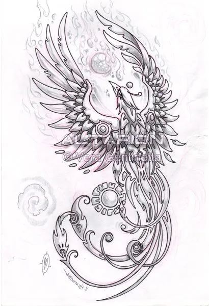 Mechanical phoenix - 03 by whiteshaix on DeviantArt Mechanical phoenix - 03 by whiteshaix on DeviantArt
