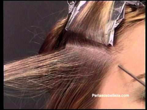 Mechas con papel aluminio - YouTube
