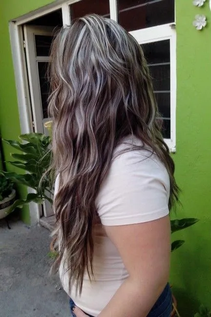 Mechas platinadas | Cabello cortes | Pinterest