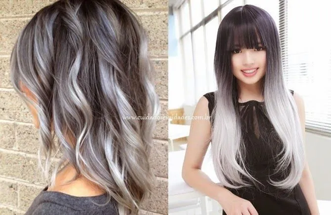 mechas platinadas en cabello oscuro - Buscar con Google | Pelos ... mechas platinadas en cabello oscuro - Buscar con Google | Pelos ...