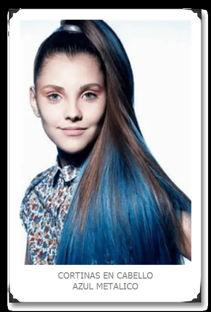 MECHONES AZULES EN EL CABELLO PASO A PASO - Bella en Casa MECHONES AZULES EN EL CABELLO PASO A PASO - Bella en Casa