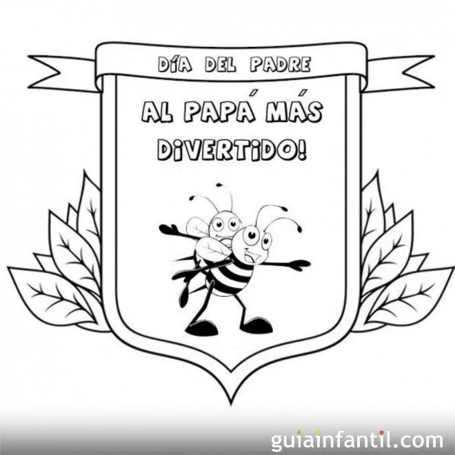 Medalla al padre más divertido. Dibujos para pintar - Medallas Día ... Medalla al padre más divertido. Dibujos para pintar - Medallas Día ...