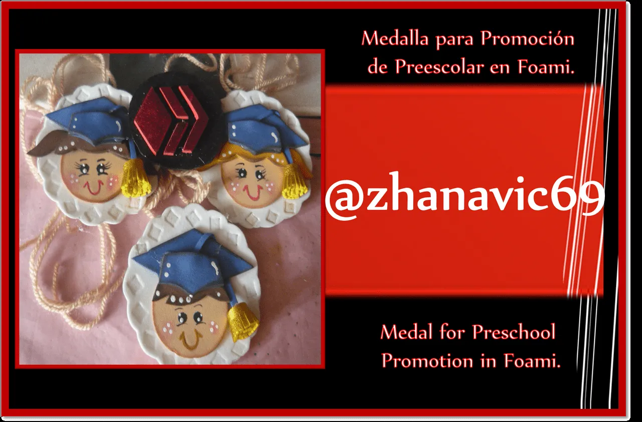 Medalla para Promoción de Preescolar en Foami. // Medal for Preschool Promotion in Foami. | PeakD Medalla para Promoción de Preescolar en Foami. // Medal for Preschool Promotion in Foami. | PeakD