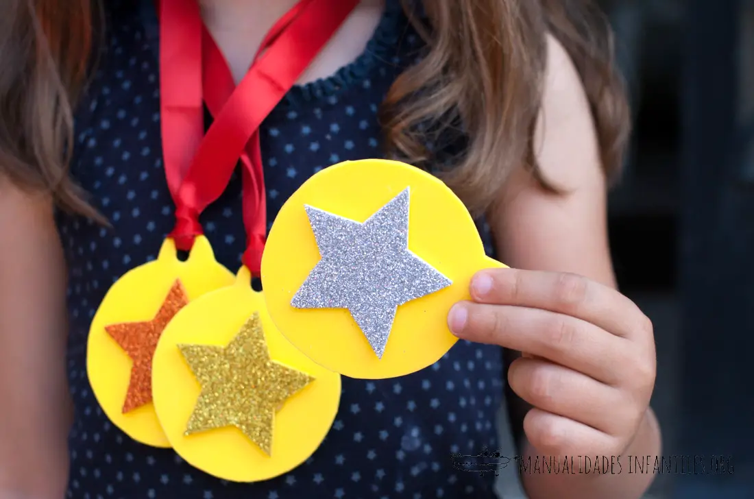 Medallas para niños -Manualidades Infantiles Medallas para niños -Manualidades Infantiles