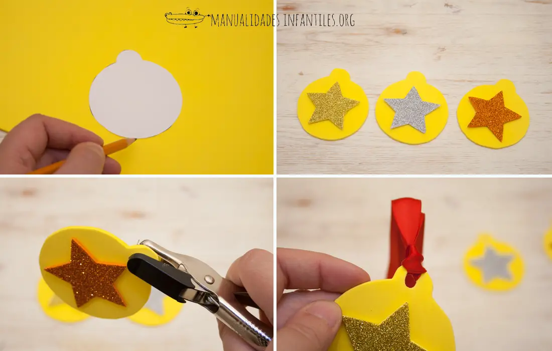 Medallas para niños -Manualidades Infantiles Medallas para niños -Manualidades Infantiles
