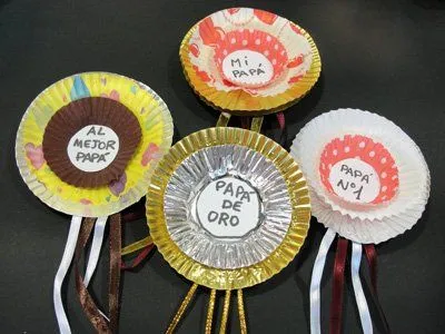 Medallas para el Día del Padre. Manualidades para niños