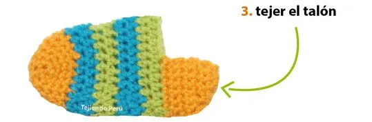 Medias para niños tejidas a crochet - Tejiendo Perú Medias para niños tejidas a crochet - Tejiendo Perú