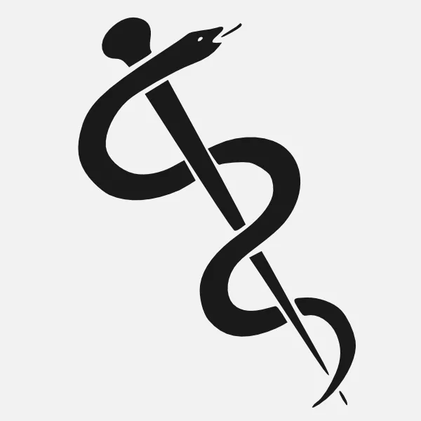 Asclepius Staff clip art - vector clip art online, royalty free ...