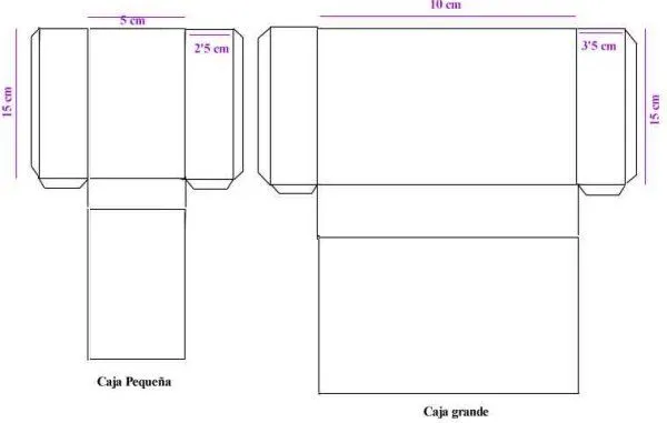 medidas para hacer una caja de carton con tapa - Buscar con Google ...