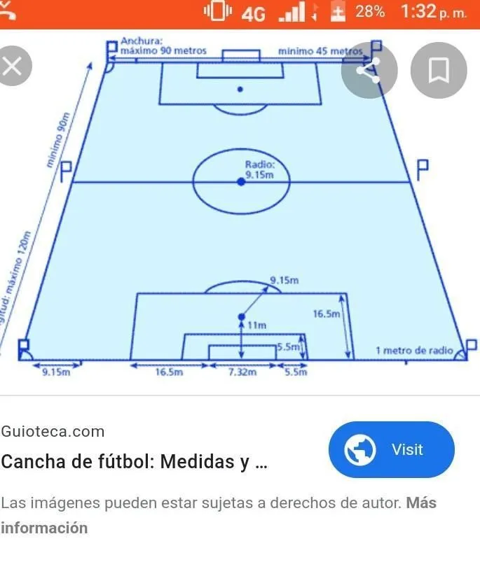 Medidas de una cancha de fútbol sala y fútbol campo? - Brainly.lat Medidas de una cancha de fútbol sala y fútbol campo? - Brainly.lat