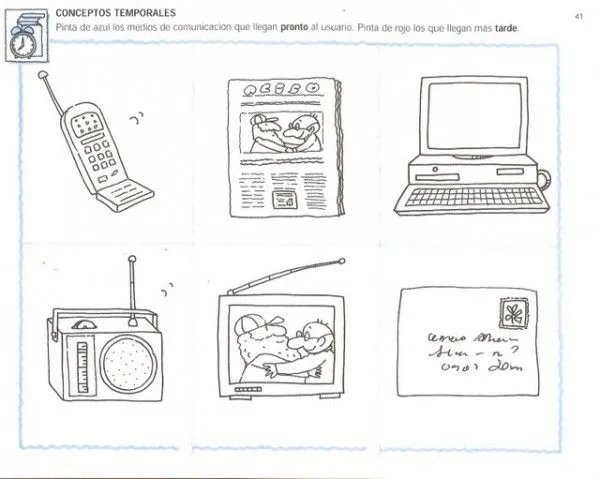 Diferentes medios de comunicación para pintar | Colorear imágenes Diferentes medios de comunicación para pintar | Colorear imágenes
