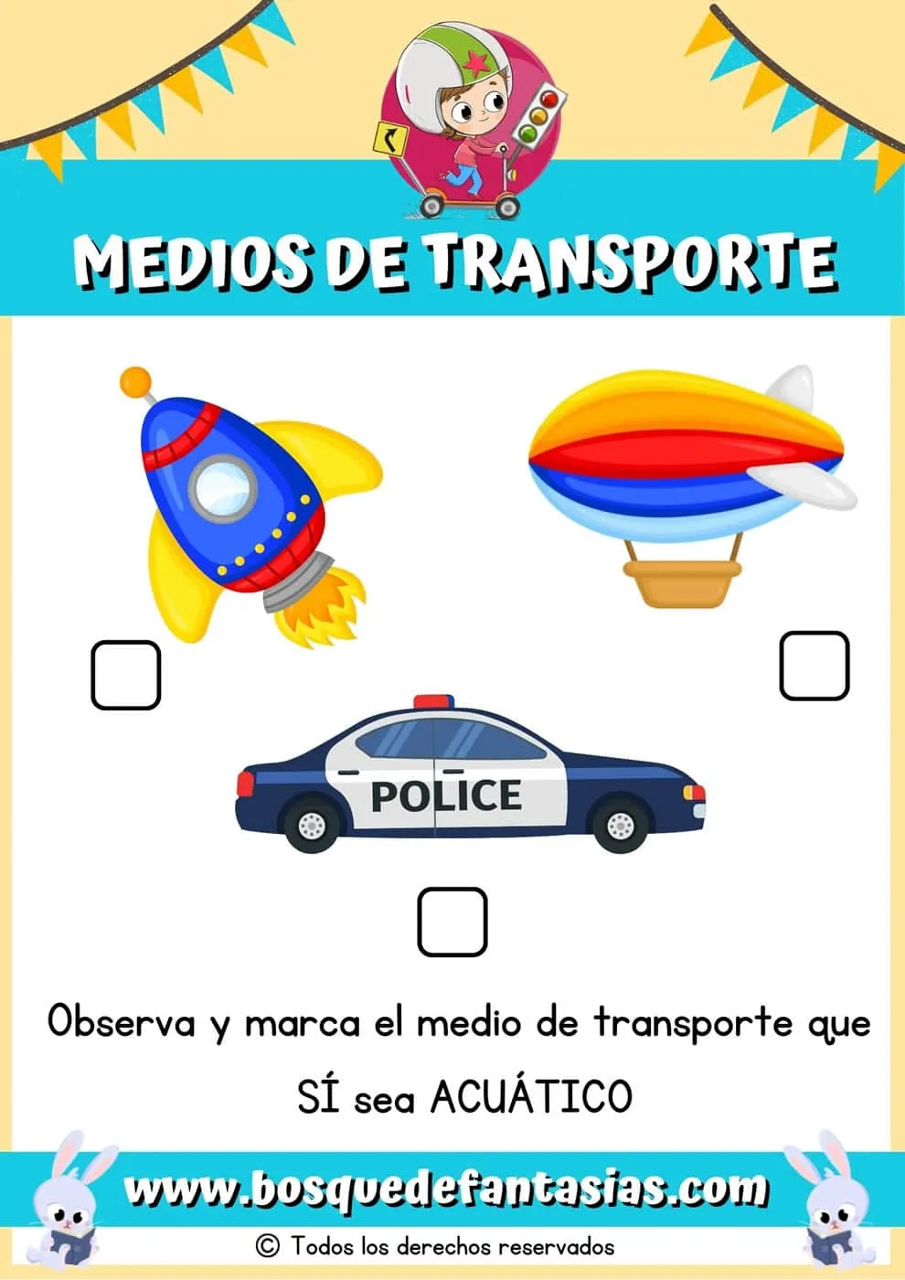 MEDIOS DE TRANSPORTE : Actividades y ejercicios para primaria MEDIOS DE TRANSPORTE : Actividades y ejercicios para primaria