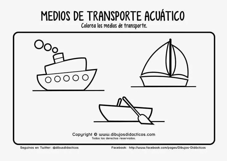 Medios de transporte acuaticos, Medios de transporte, Transporte Medios de transporte acuaticos, Medios de transporte, Transporte