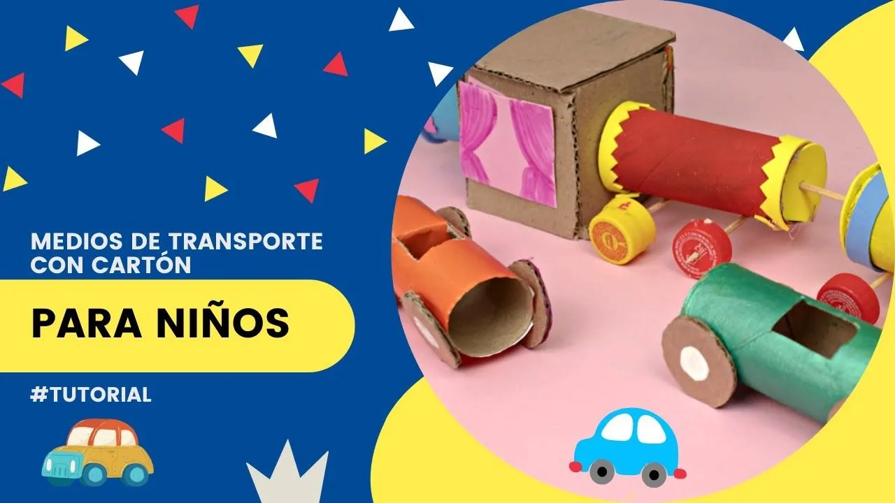 Medios de Transporte con Cartón para niños - YouTube Medios de Transporte con Cartón para niños - YouTube