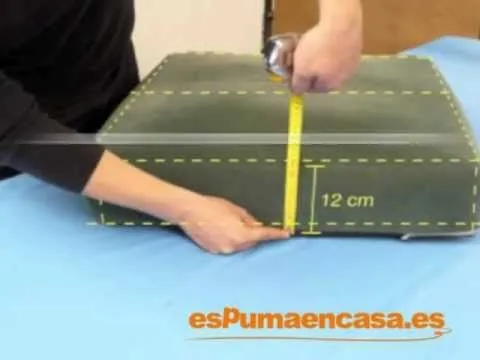 Medir un almohadón nuevo para sofá - YouTube Medir un almohadón nuevo para sofá - YouTube