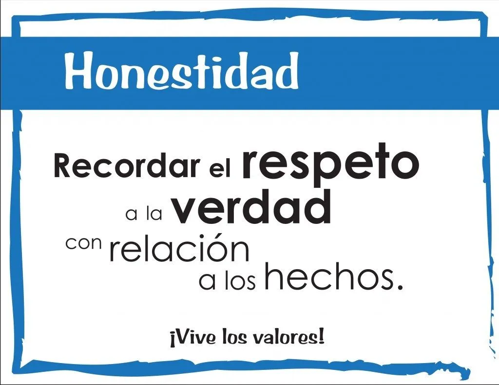 Para Meditar: El valor de la honestidad.... Para Meditar: El valor de la honestidad....