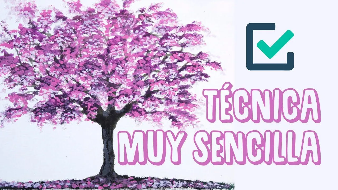 Meet a pink tree and how to paint it. - YouTube Meet a pink tree and how to paint it. - YouTube