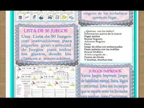 Mega Pck Para La Organizacion Y Decoracion De BABY SHOWER, paso a ...