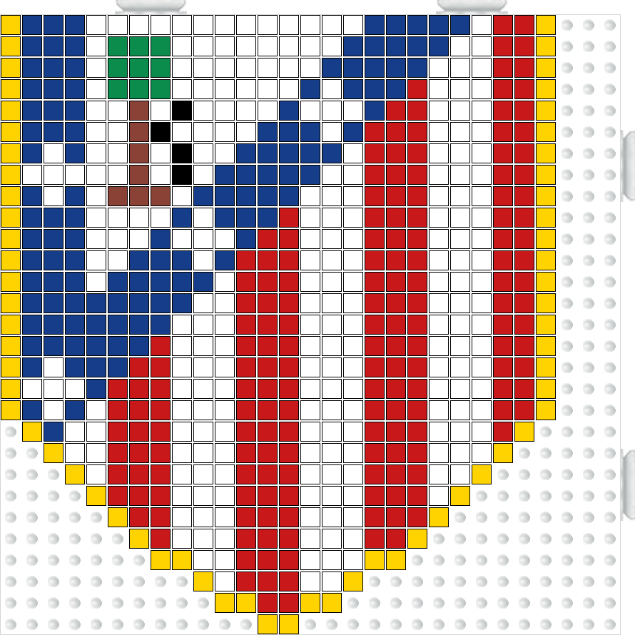 MeGustaHAMABEADS.com: HamaBeads escudo Club Atlético de Madrid MeGustaHAMABEADS.com: HamaBeads escudo Club Atlético de Madrid