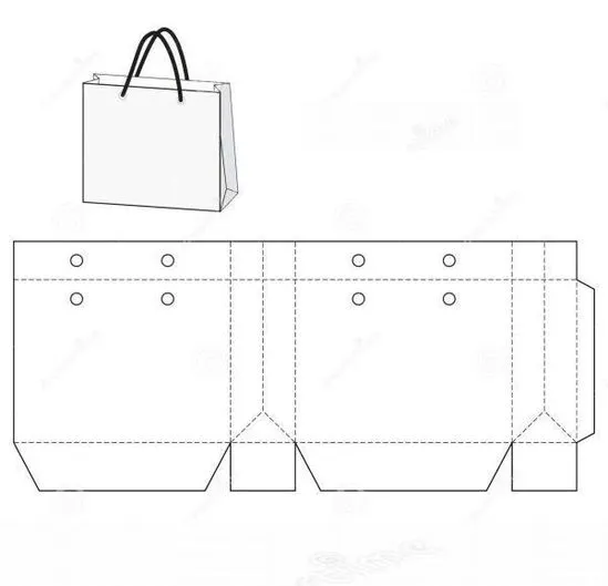 Las mejores 28 ideas de Diseño de bolsa de papel | moldes de caja, moldes  cajitas de carton, moldes cajas de regalo