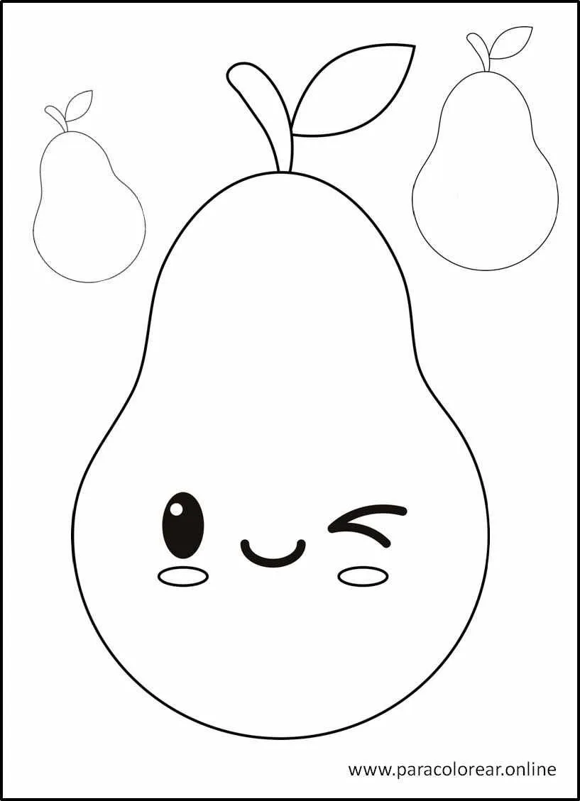 ▷ Los mejores Dibujos de Frutas para Colorear Imprimir y Pintar ▷ Los mejores Dibujos de Frutas para Colorear Imprimir y Pintar