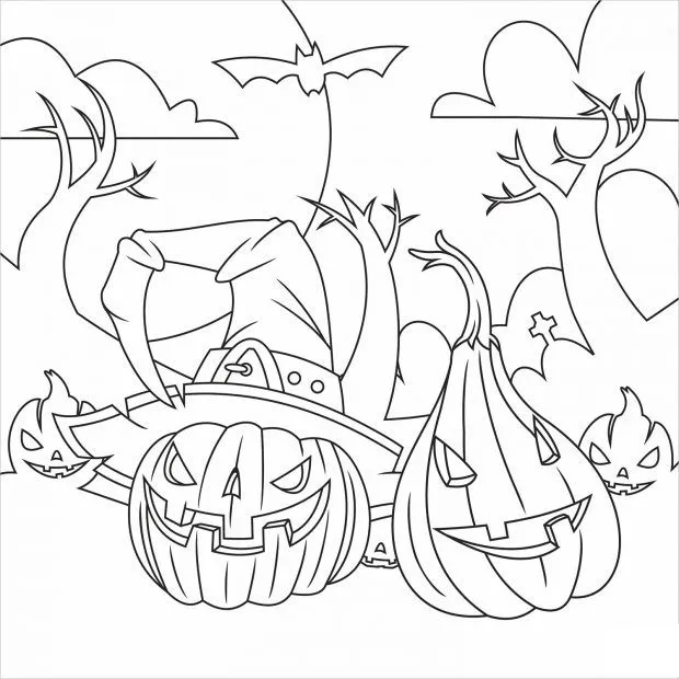Los mejores dibujos de Halloween para colorear Los mejores dibujos de Halloween para colorear