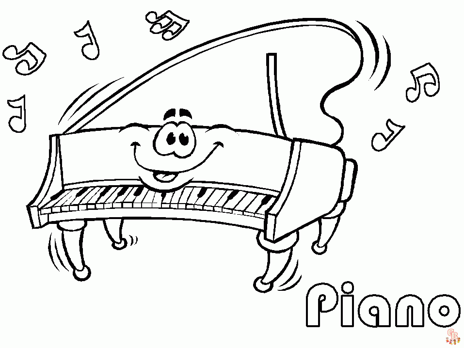Las mejores dibujos de música para colorear para niños Las mejores dibujos de música para colorear para niños