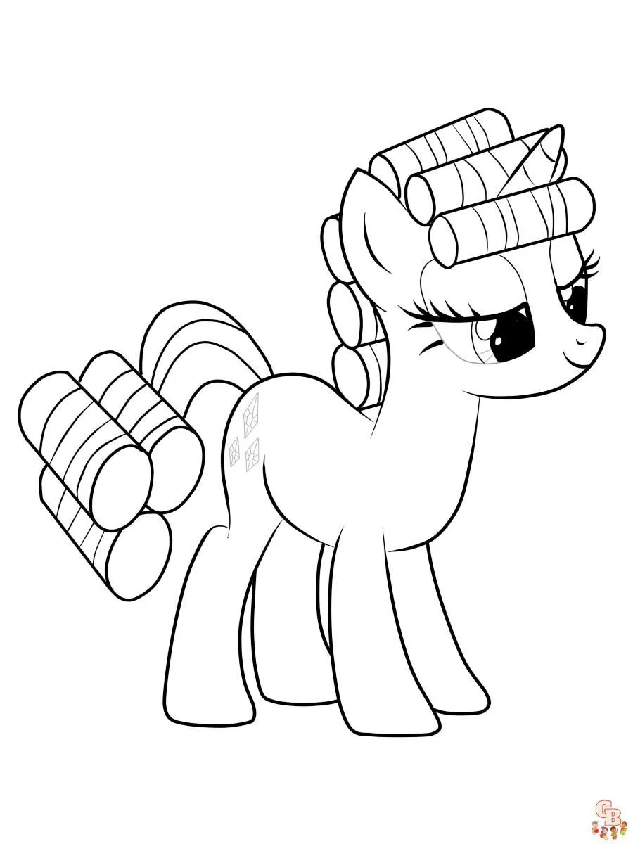 Las mejores dibujos My Little Pony para colorear de para niños