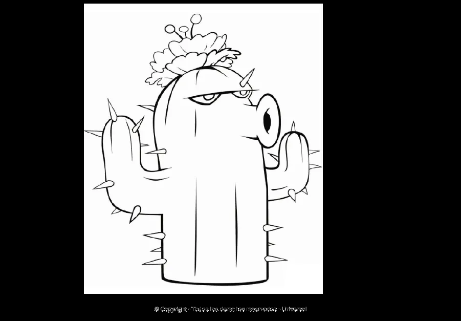 ▷ Los Mejores Dibujos de Plantas vs Zombies para colorear ☀️