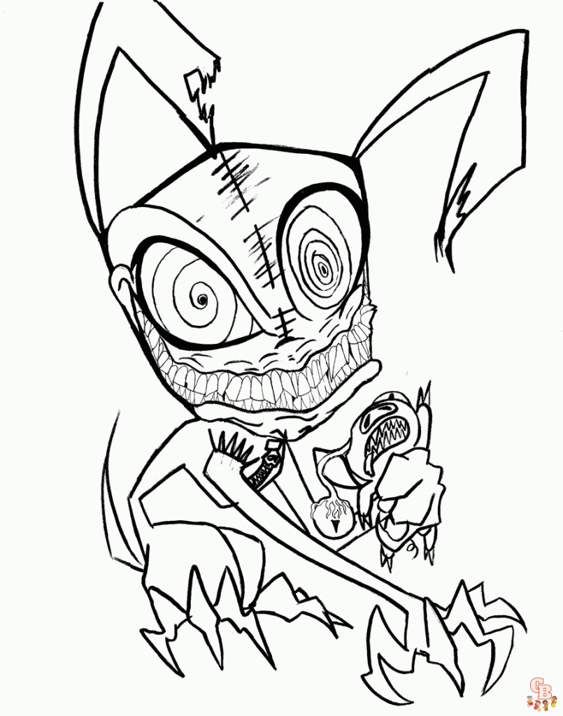 Las mejores dibujos zombi para colorear para ninos - GBcolorear Las mejores dibujos zombi para colorear para ninos - GBcolorear