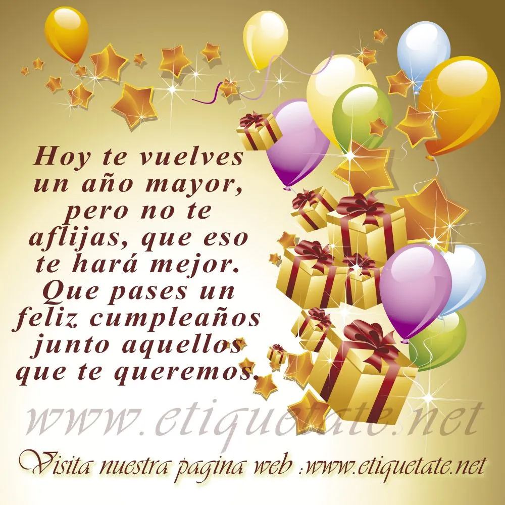 Mejores Frases Para Compartir En FB: Frases De Cumpleaños: Hoy Te ... Mejores Frases Para Compartir En FB: Frases De Cumpleaños: Hoy Te ...