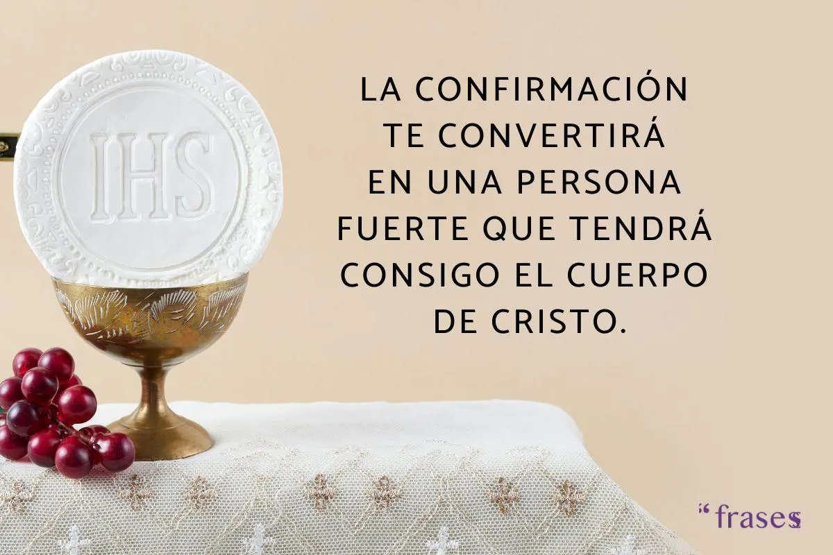 Las mejores frases de confirmación católica para dedicar