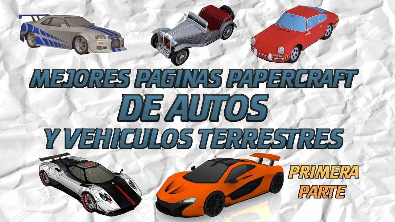 Mejores Paginas Papercraft de Autos Y Vehículos Terrestres / Cars  Papercraft / Primera Parte - YouTube