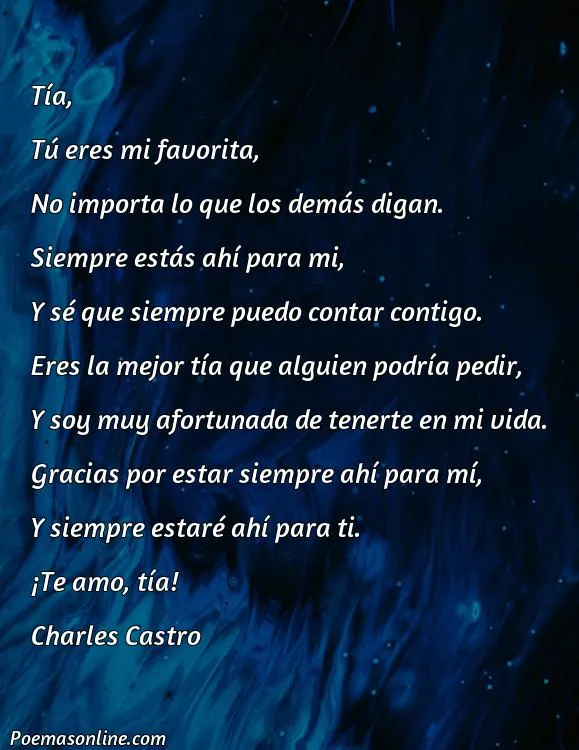 5 Mejores Poemas para mi Tía Favorita - Poemas Online