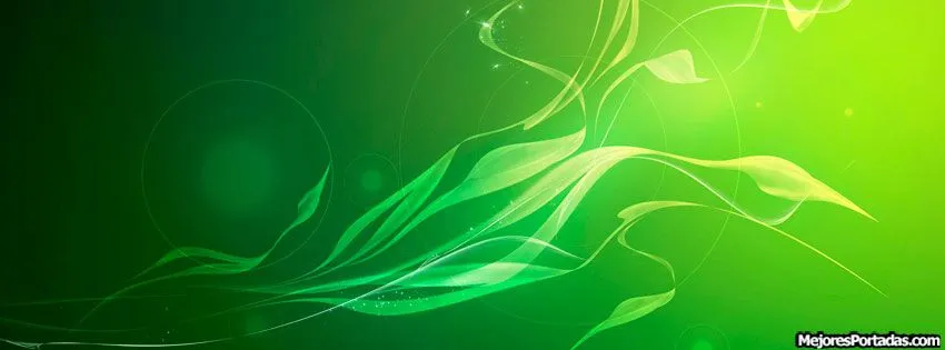 Las Mejores Portadas para tu perfil de Facebook: Vector Verde