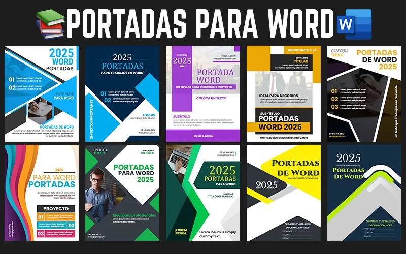 ᐉ Las Mejores Portadas para Word ✔️ 2023