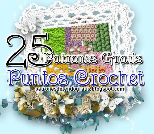 Las mejores puntadas crochet para tu colección * 25 motivos ... Las mejores puntadas crochet para tu colección * 25 motivos ...