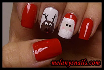 Melanys Nails: UÑAS DECORADAS MODELOS PARA NAVIDAD Melanys Nails: UÑAS DECORADAS MODELOS PARA NAVIDAD