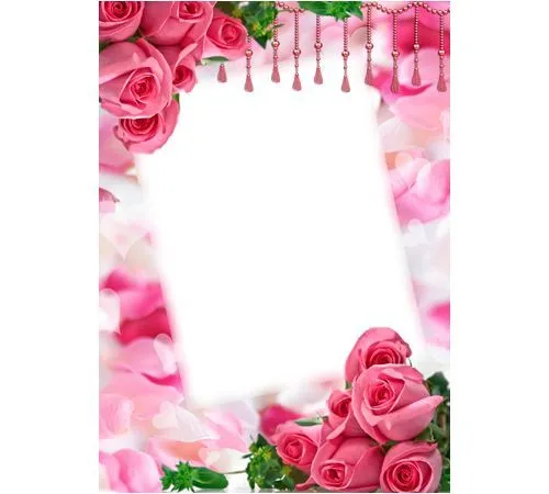 Melhorar Foto Super Molduras Moldura Rosas | molduras fotos ...