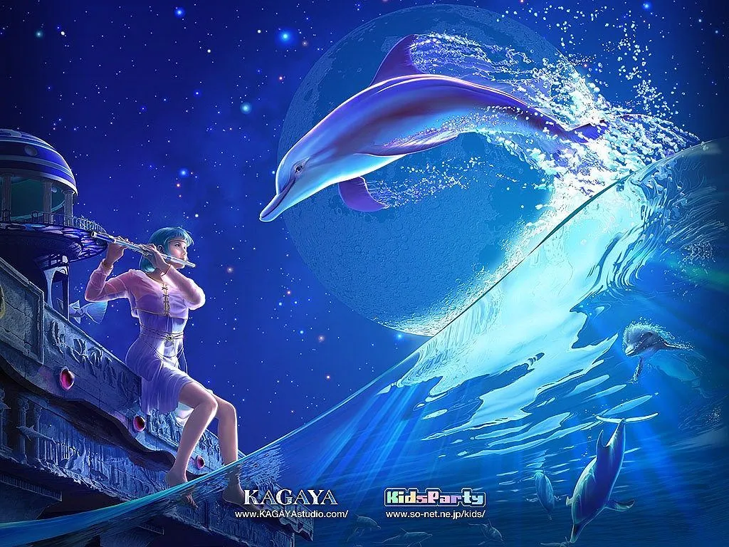 Estás en Fondos > Melodía para delfines