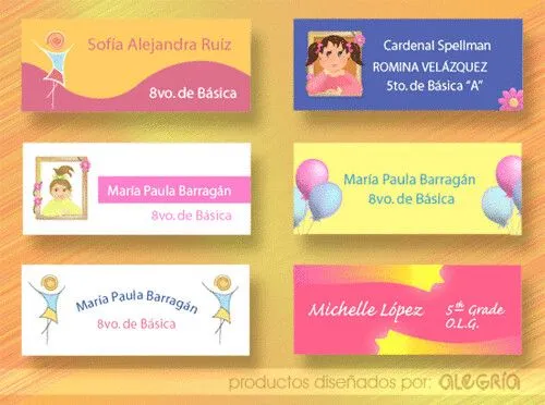 Membretes para cuadernos - Imagui