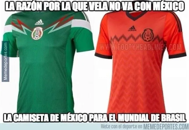 Memes y burlas de la nueva camiseta de la selección mexicana Memes y burlas de la nueva camiseta de la selección mexicana