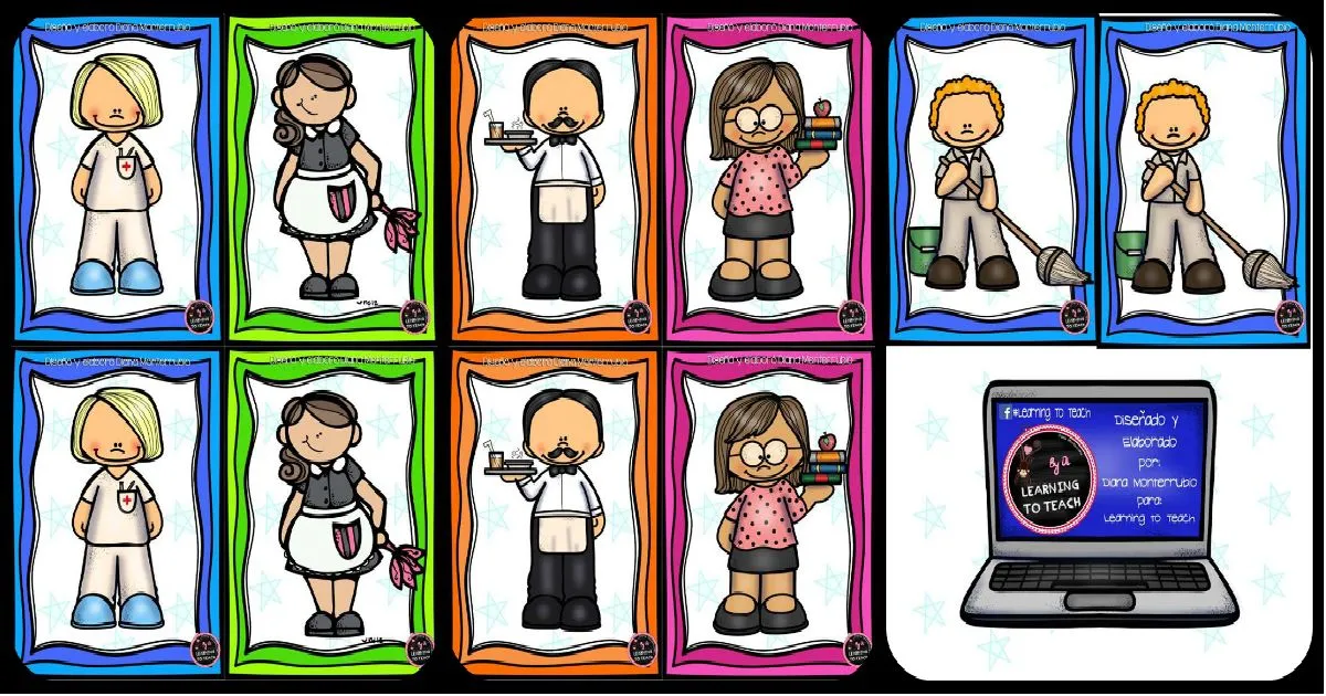 Memorama de los oficios de la maestra Di Monterrubio – Imagenes Educativas Memorama de los oficios de la maestra Di Monterrubio – Imagenes Educativas