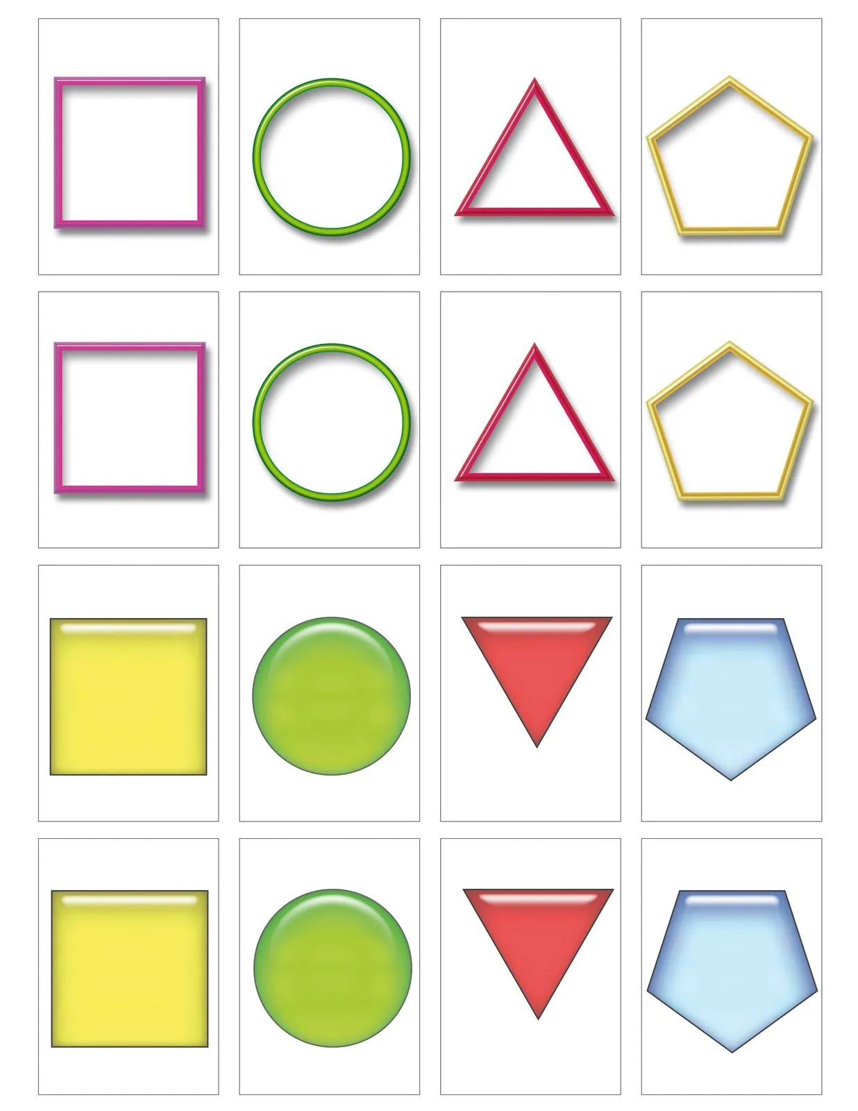 Memorama para colorear - Imagui
