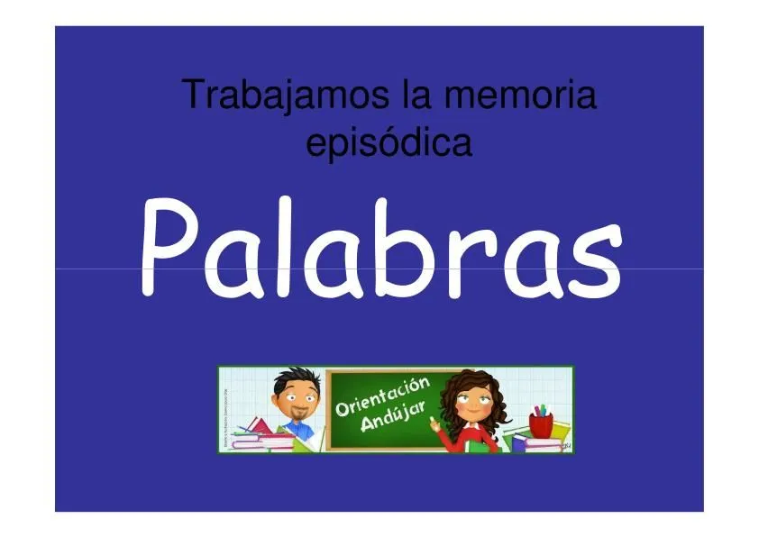 Trabajamos la memoria con palabras para adultos y niños. Editables ... Trabajamos la memoria con palabras para adultos y niños. Editables ...