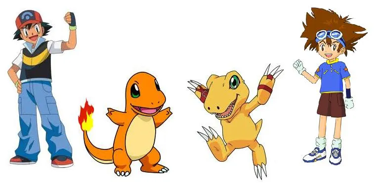 En Memoria A Pokesog: Personajes animados con semejanzas y diferencias En Memoria A Pokesog: Personajes animados con semejanzas y diferencias