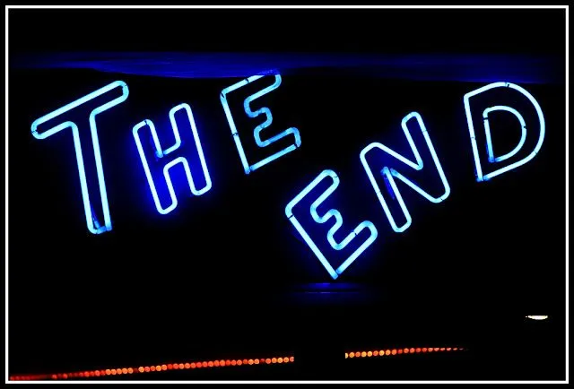 Memoria visual de un desmemoriado: THE END