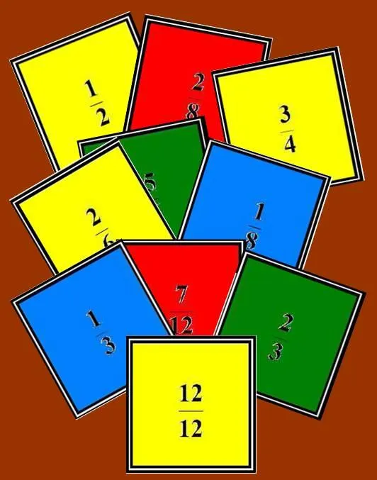 MEMORY DE FRACCIONES | Juegos y matemáticas MEMORY DE FRACCIONES | Juegos y matemáticas