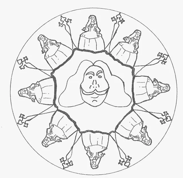 Las Meninas en mandala | Viajar con niños
