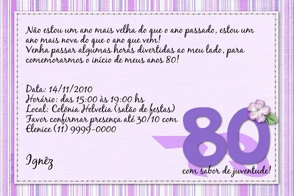 Mensagem de aniversario de 80 anos - Imagui Mensagem de aniversario de 80 anos - Imagui